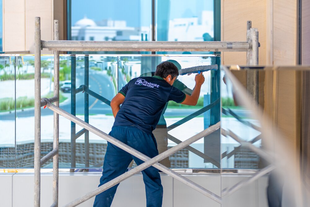Window Cleaning For Villas In Dubai | FirstPoint Services